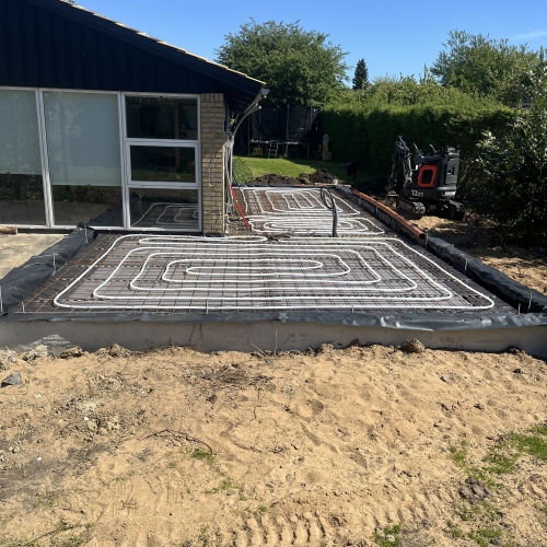 Gulvvarme til nybyggeri