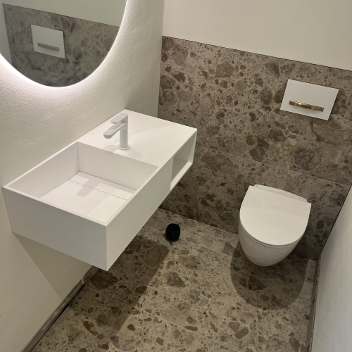 Renoveret badeværelse