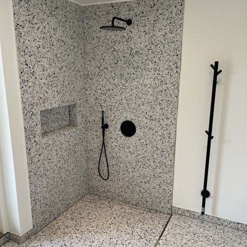 renovering af brusekabine