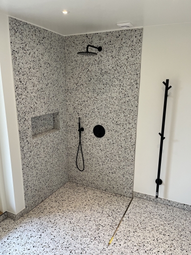 renovering af brusekabine