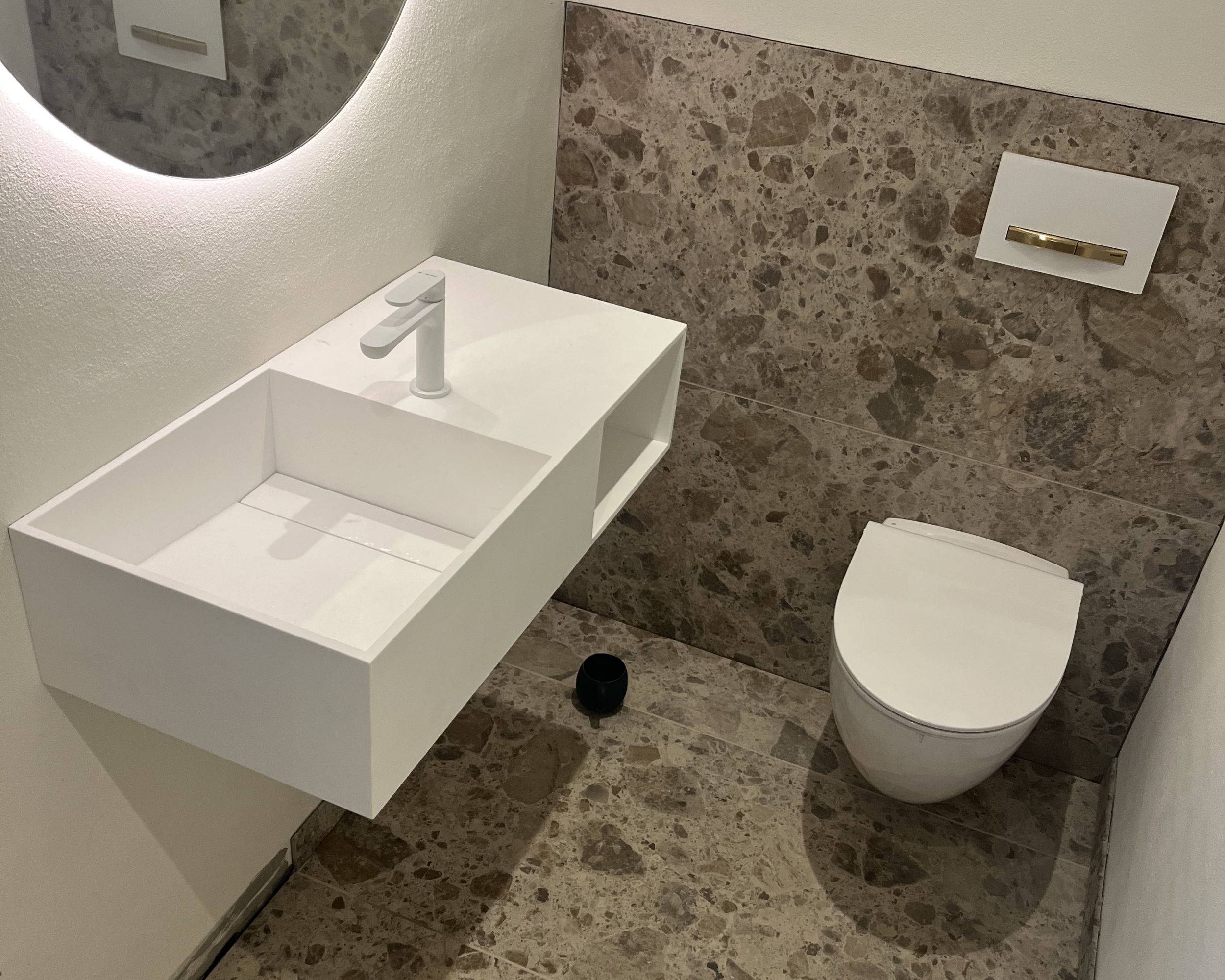 Renoveret badeværelse